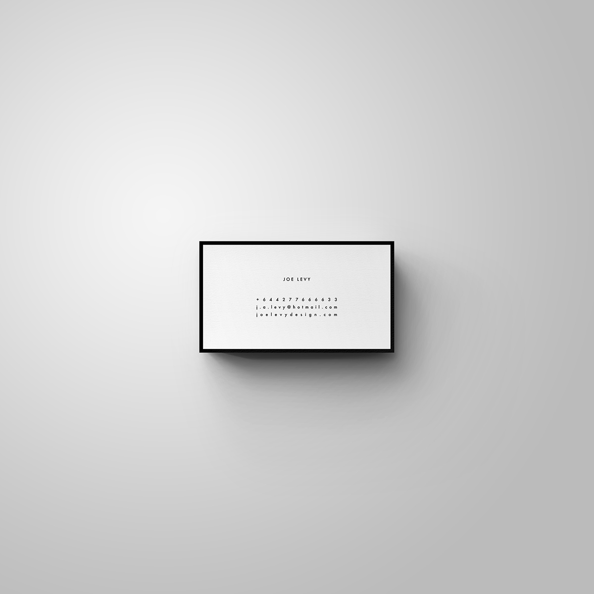 business card minimal modern Minimalism modernism Futura