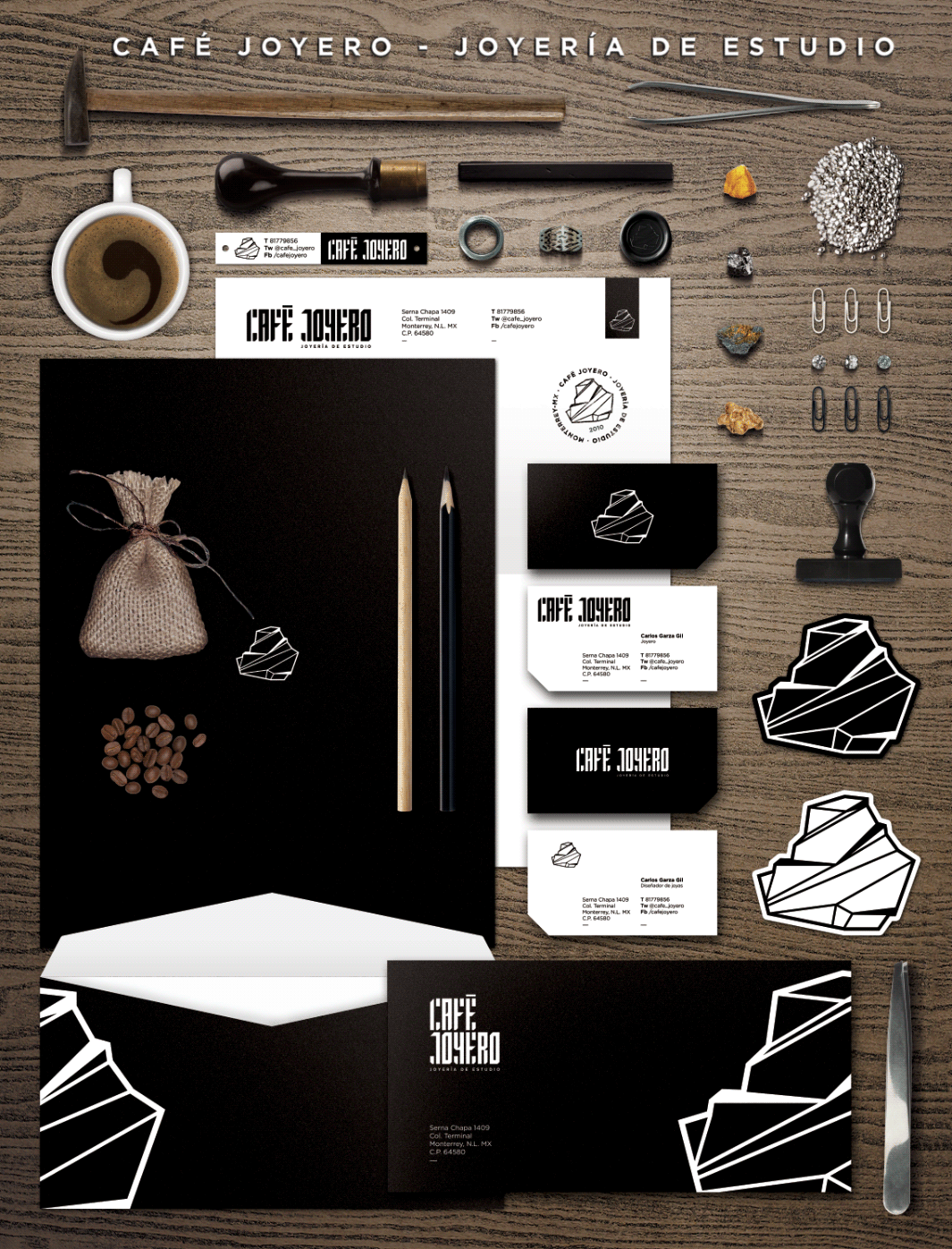 branding  jewelry design cafe joyero Coffee