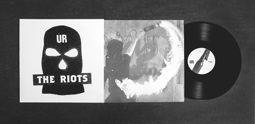 Underground Resistance techno music detroit poster Music Vinyl artwork Packaging riot