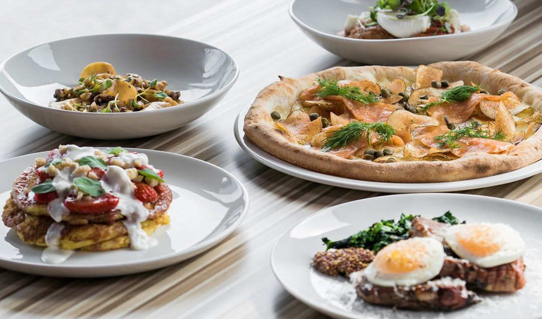 Cucina branding  restaurant design port credit food and beverage menu Toronto bold