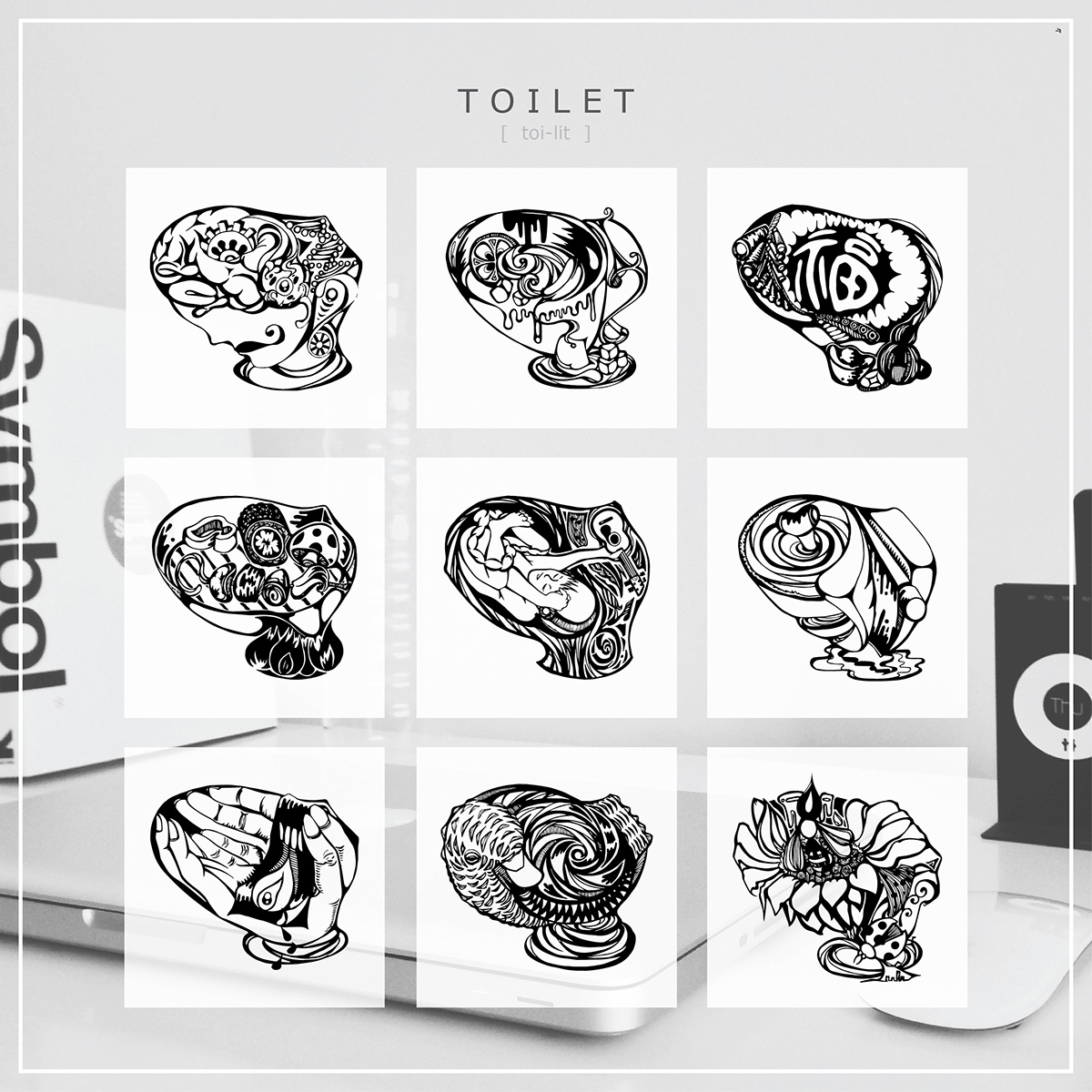 toilet shaping creative thinking