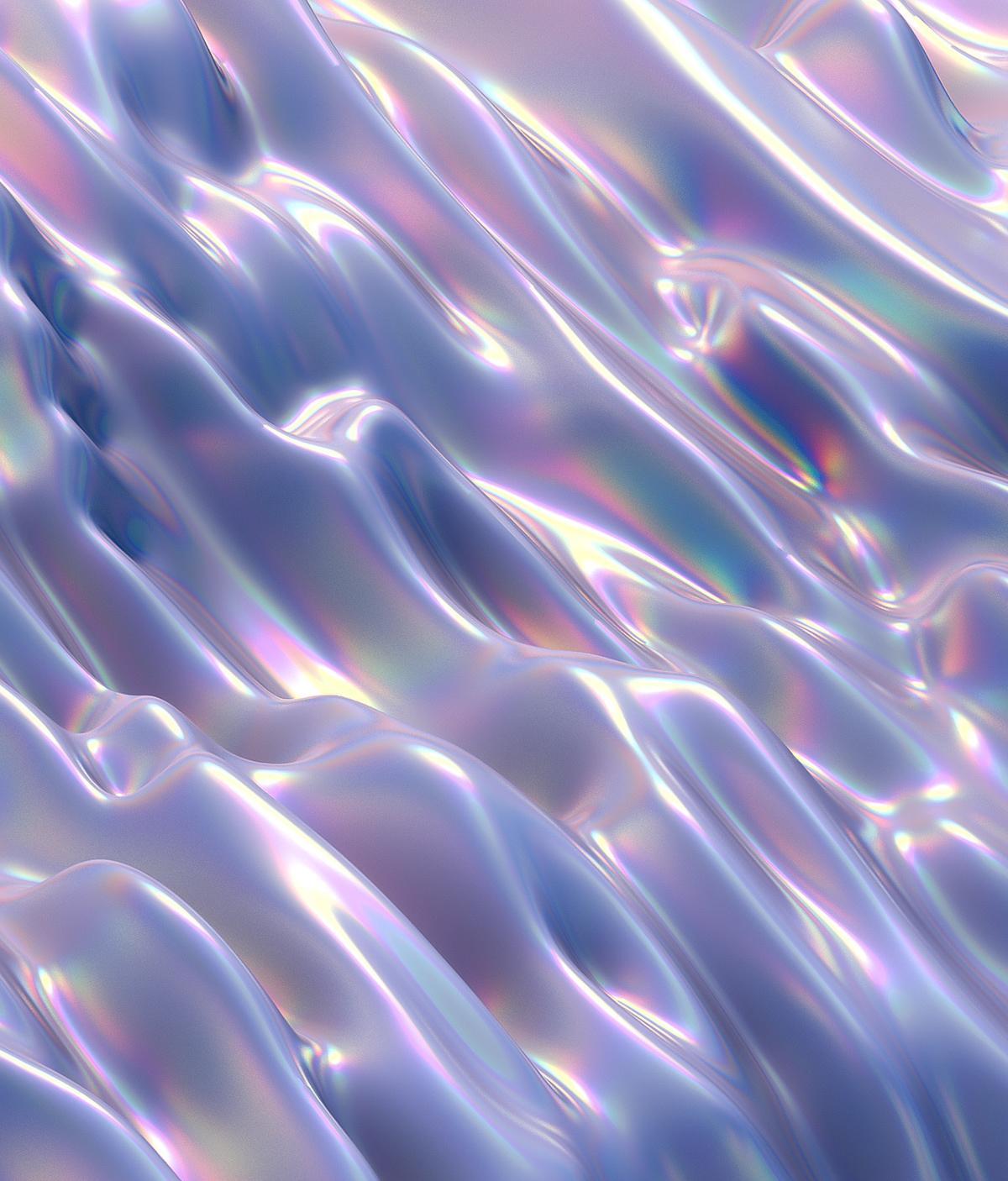 3D abstract daily poster holographic iridescent Nike poster rendering Space  texture