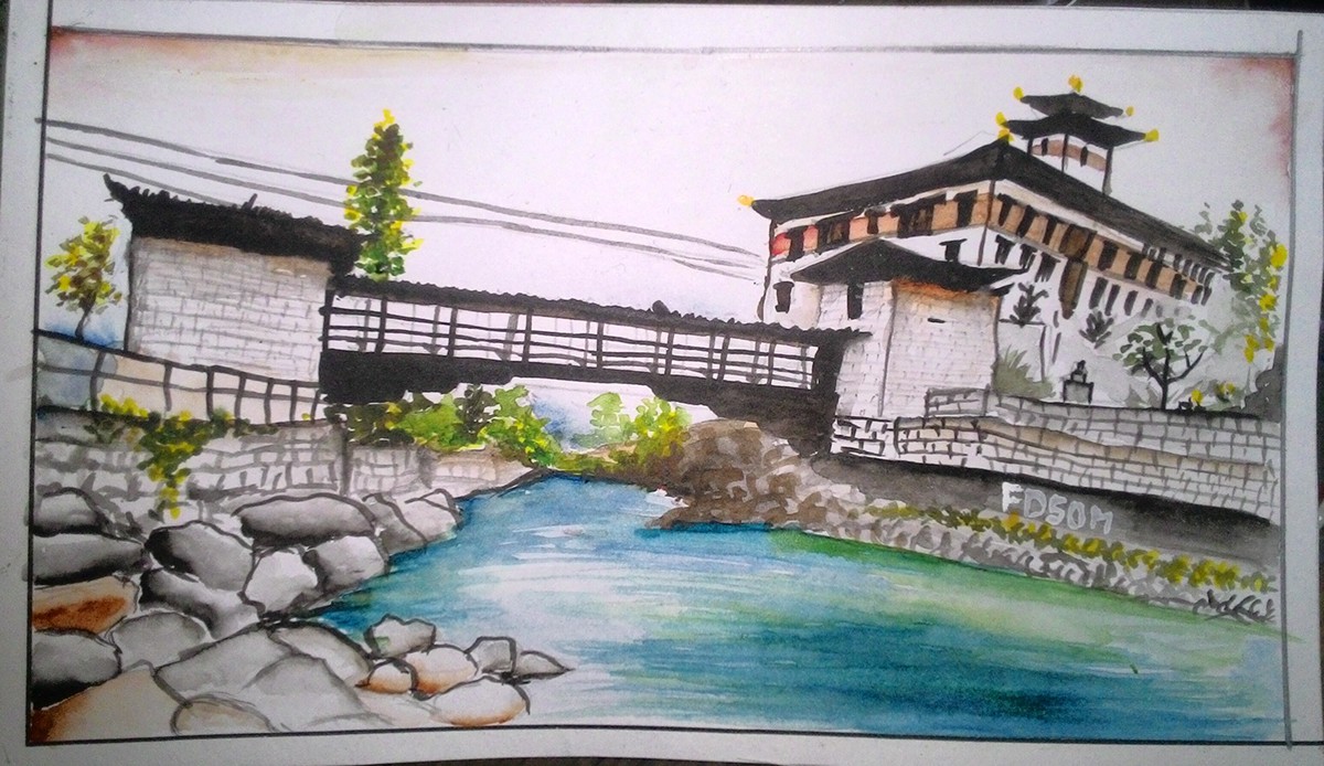 water colour painting  
