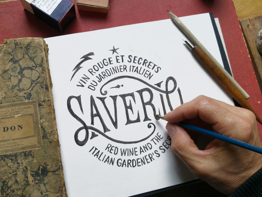 bmd design charcuterie porkshop hand-lettering watercolor