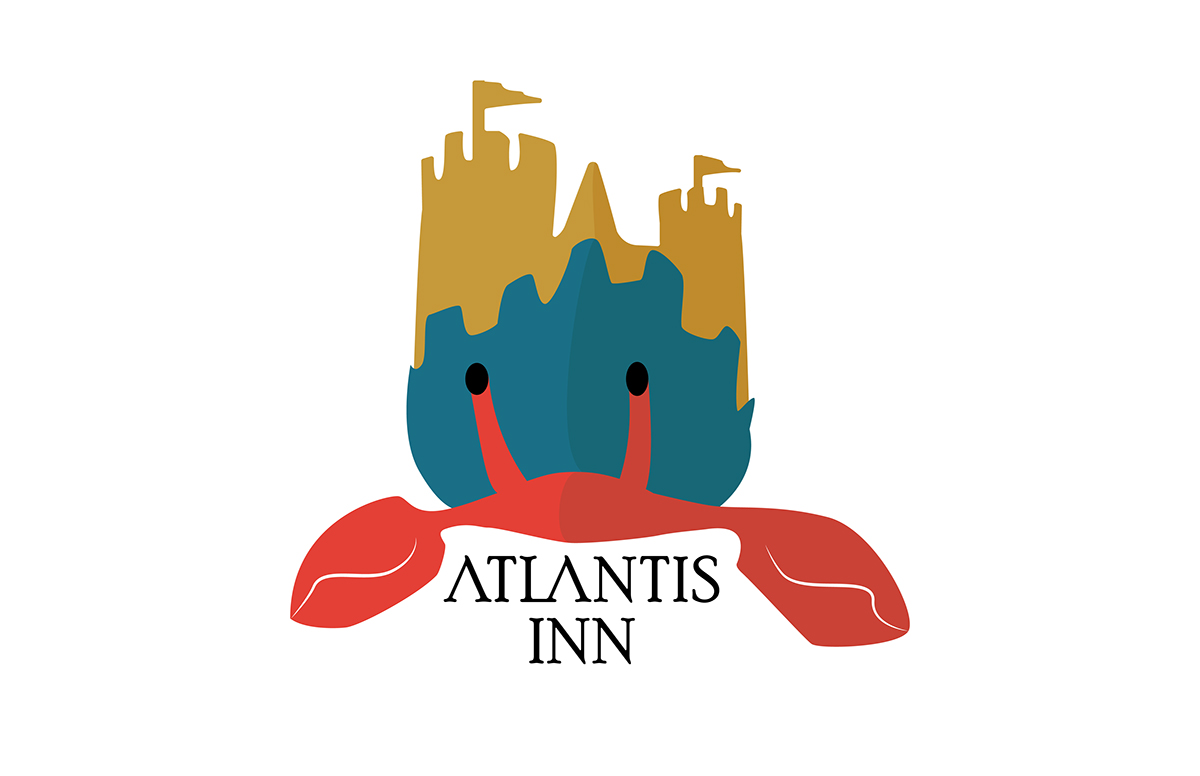 Adobe Portfolio atlantis inn Tybee Island Logo redesign fantasy