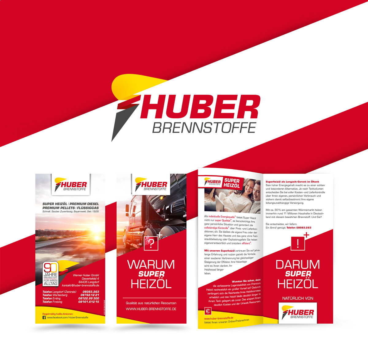 Corporate Design branding  redesign energy fuel folder merchandise stationary Webdesign #HP  