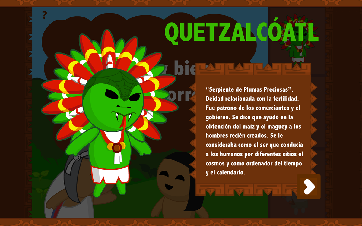 game aztecas Flash swf vector mexico intective