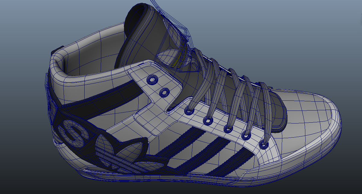 adidas rendering 3D texture modeling galaxy fracturing sneakers