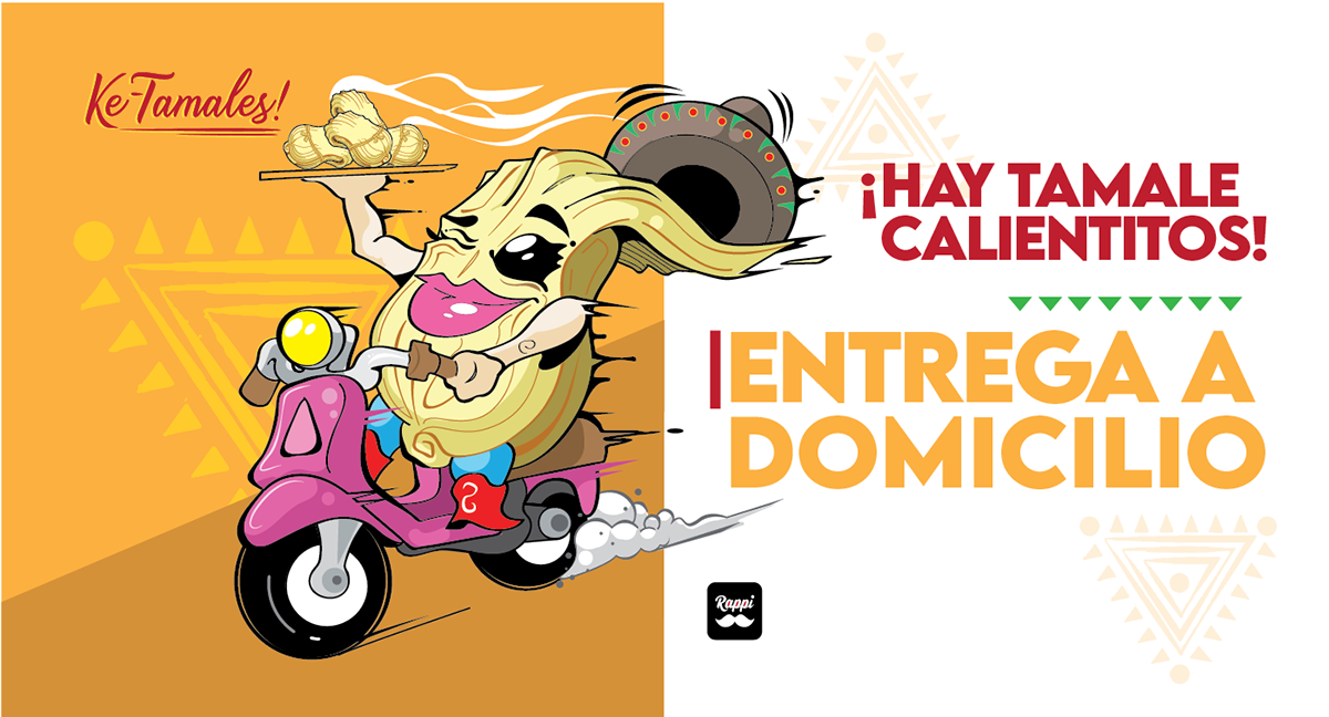 tamales Mexican Food restaurant Logo Design ilustracion artwork cartoon sketch Mexican Design