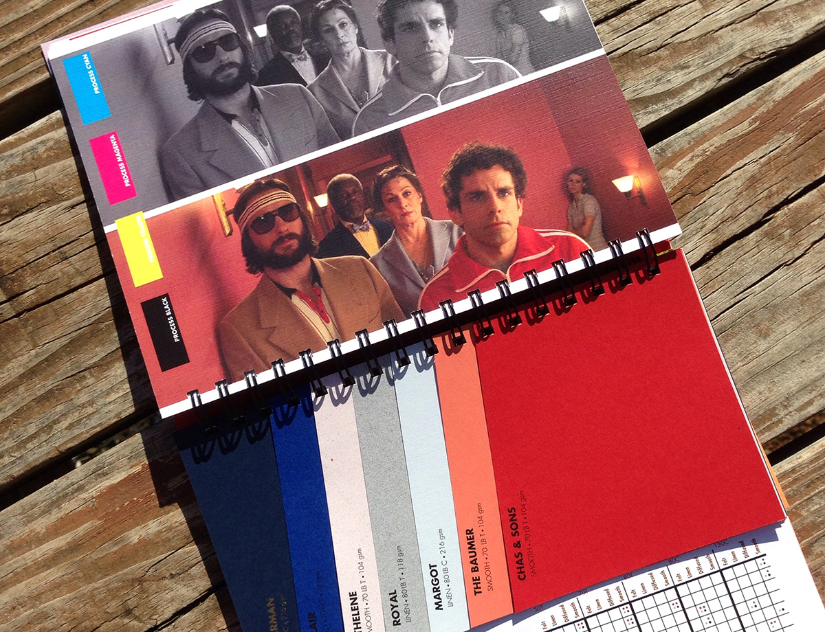 wes anderson paper swatchbook color color palette neenah special edition