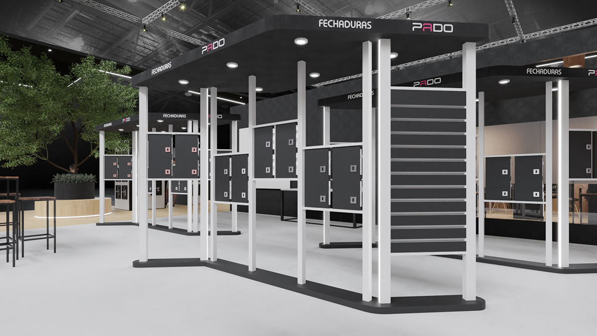 Exhibition  booth Exhibition Design  Stand booth design exhibition stand expo Render design Exhibition Booth