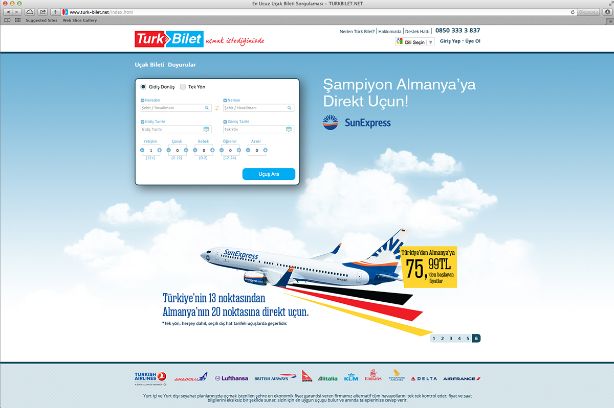 ticket sale buy fly ticket Airlines fly website Ticket website Travel Website Travel Flying uçak bileti en ucuz cheap ticket discount Turkey turkish flag