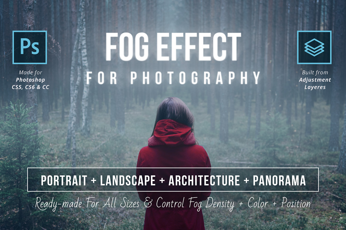 fog effect Photography  portrait Landscape panorama mist haze foggy cloudy