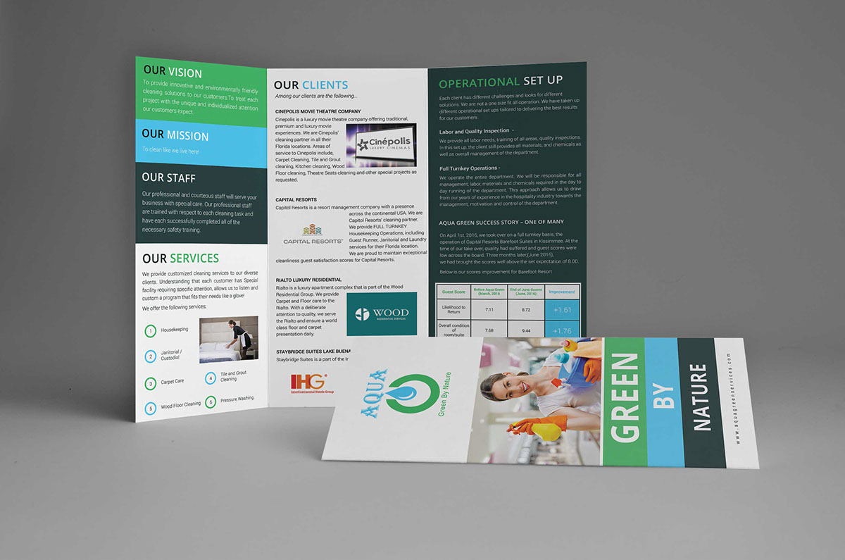 trifold brochure design brand print graphic design  service
