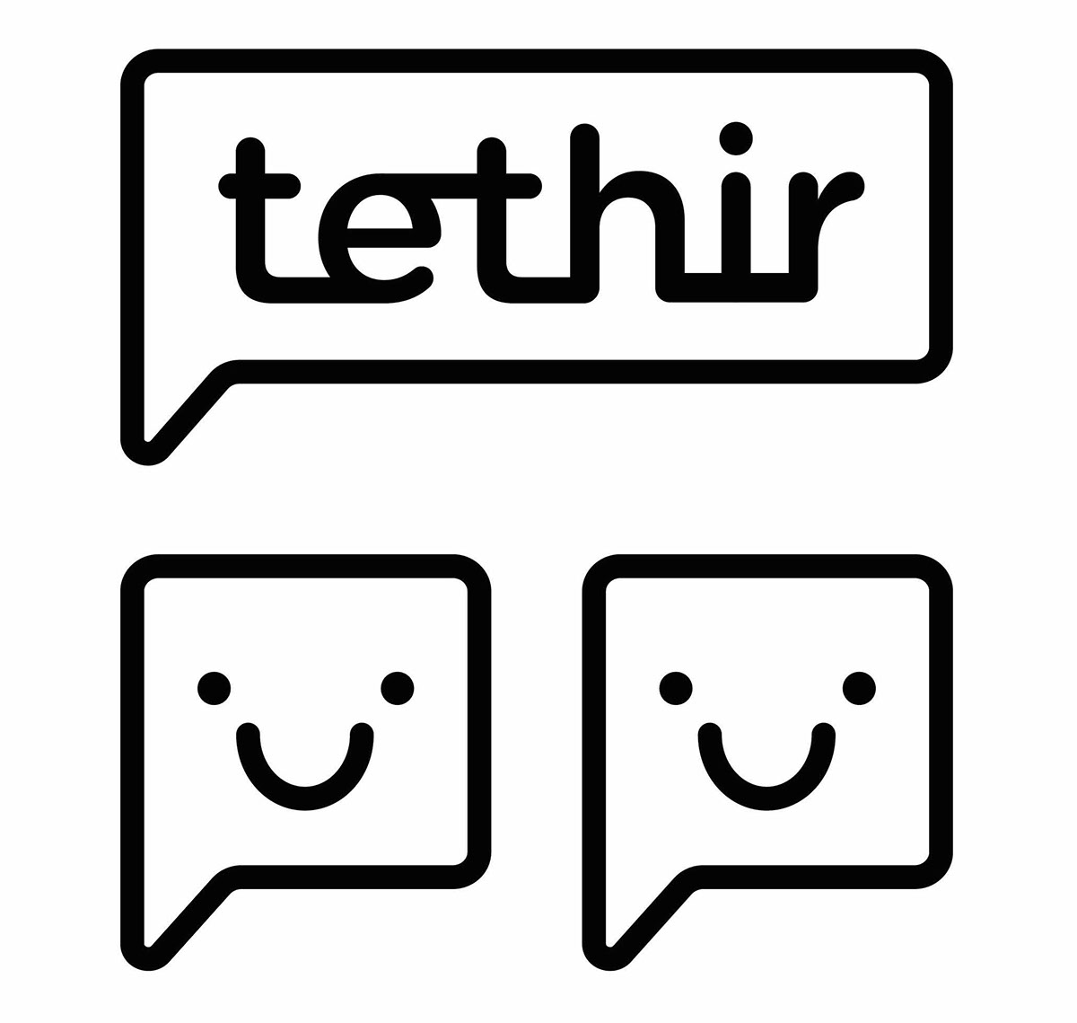 Tethir Logo Design logo identity start up Brown University