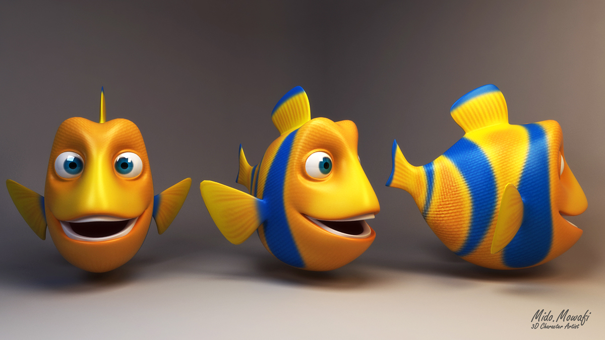 Cartoon Fish on Behance