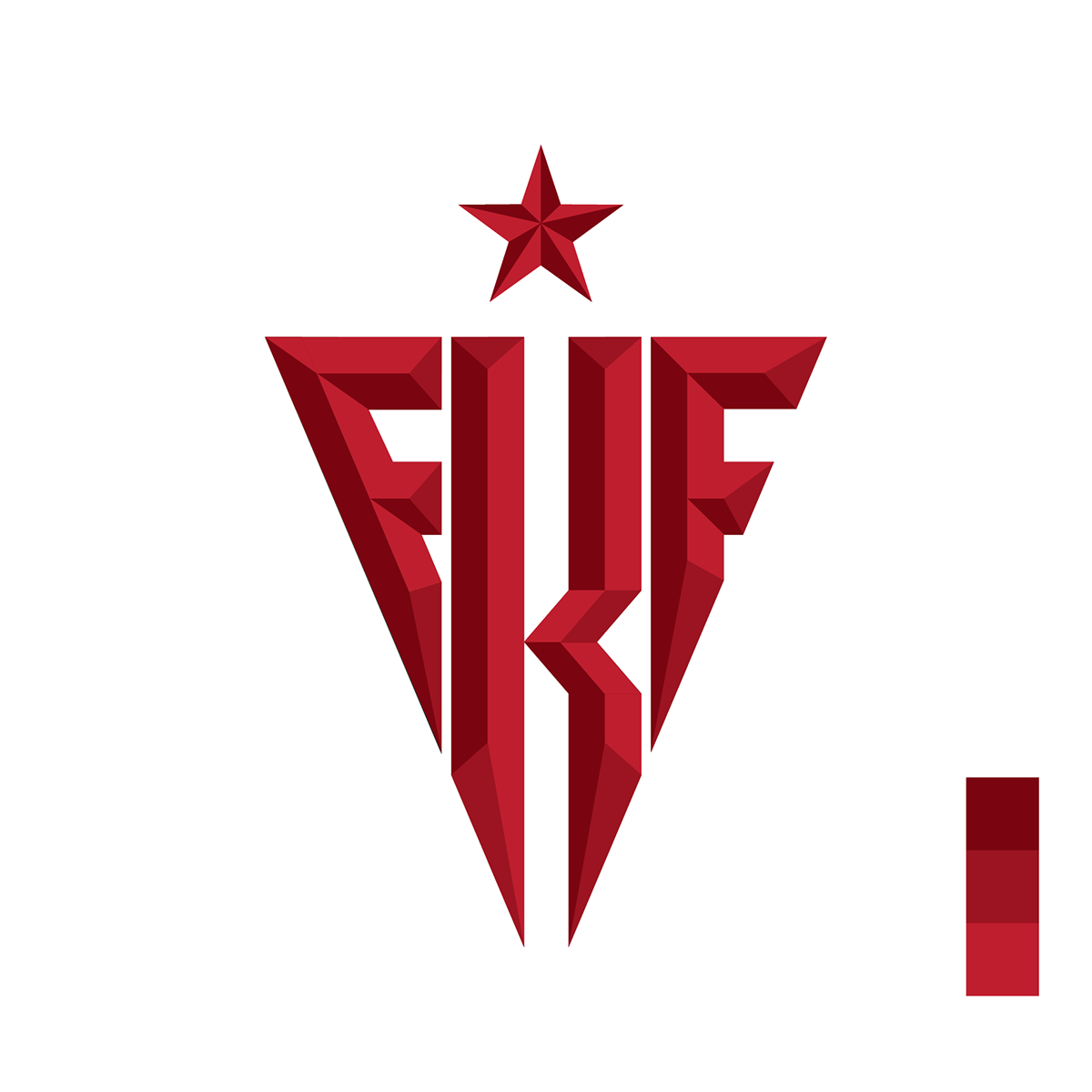 FKF fikir kulupleri federasyonu socialism logo red bronze revolution öğrenci hareketleri students movement star triangle geometric