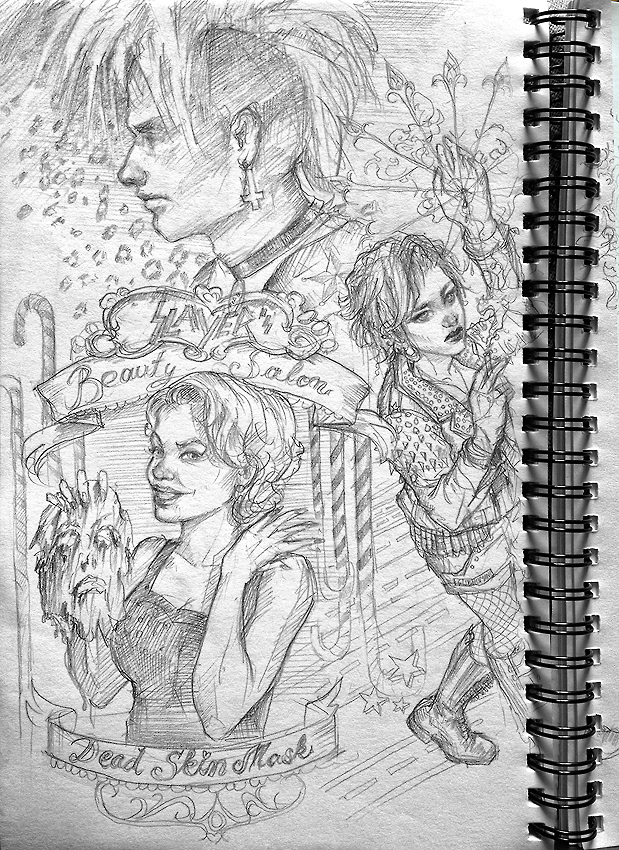sketches sketchbook fantasy fantasy art pencils ink