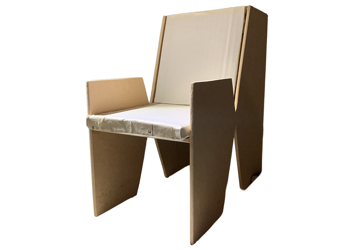 3D chair design furniture furniture design  industrial design  mdf Render Rhinoceros wood chair Sculptural chair
