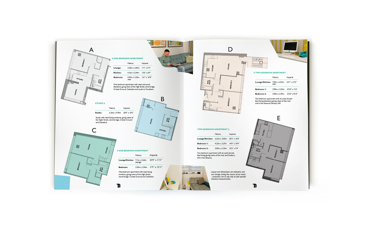 design apartments brochure Web logo editorial