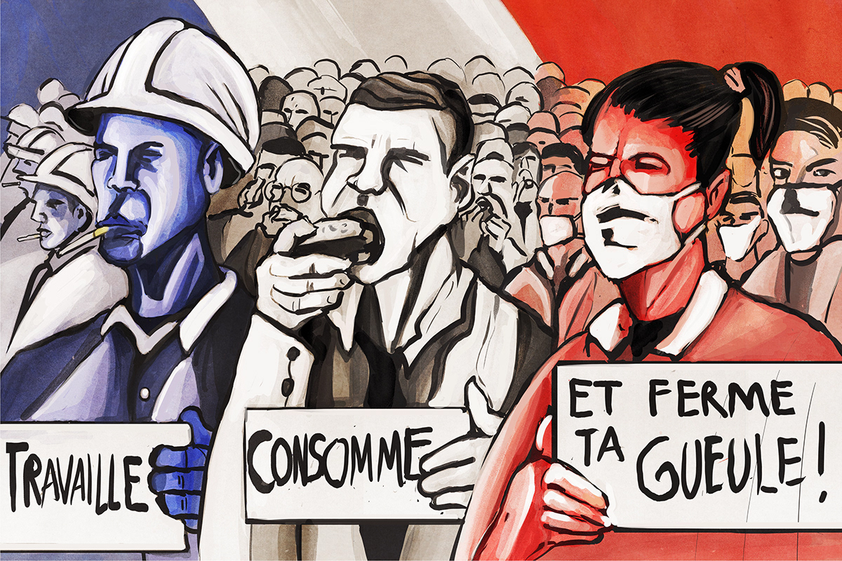 confinement Coronavirus crise deconfinement france ILLUSTRATION  Paris people politique sociale