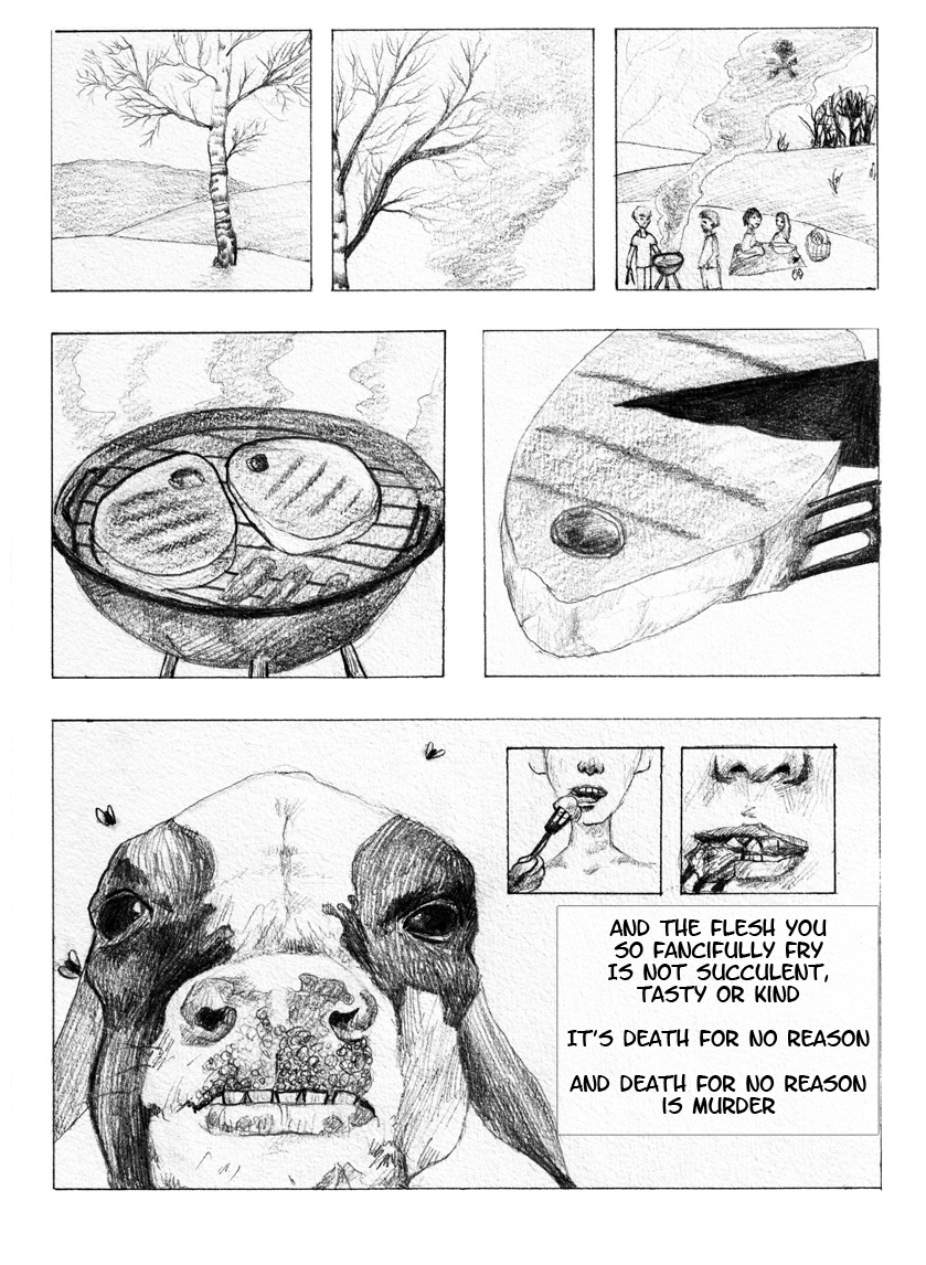 comics comic the smiths Meat is murder Lyrics storyboard graphite