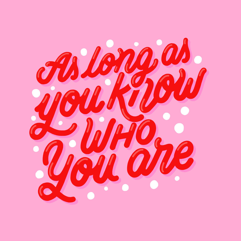 creative lettering empowering art empowerment feminism Handlettering lettering love yourself pink self love selfcare