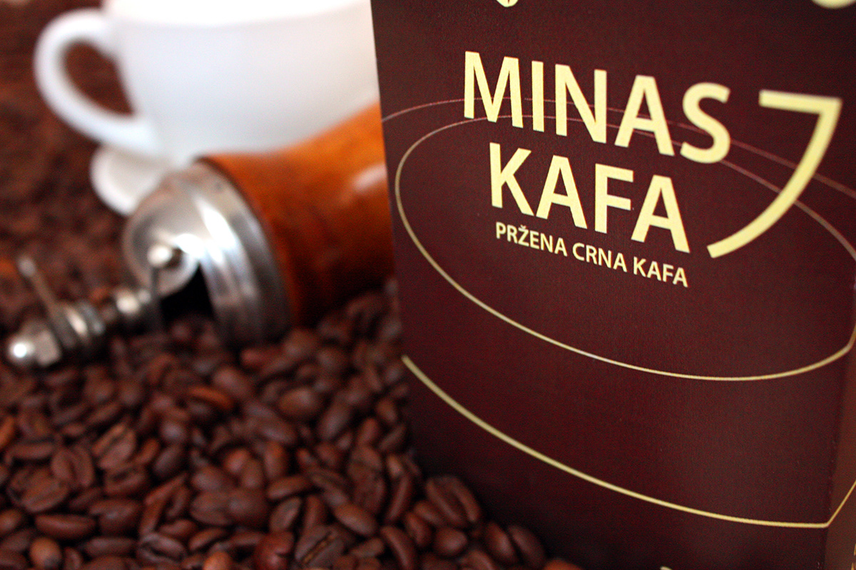 Coffee Minas coffee concept Pack brand logo
