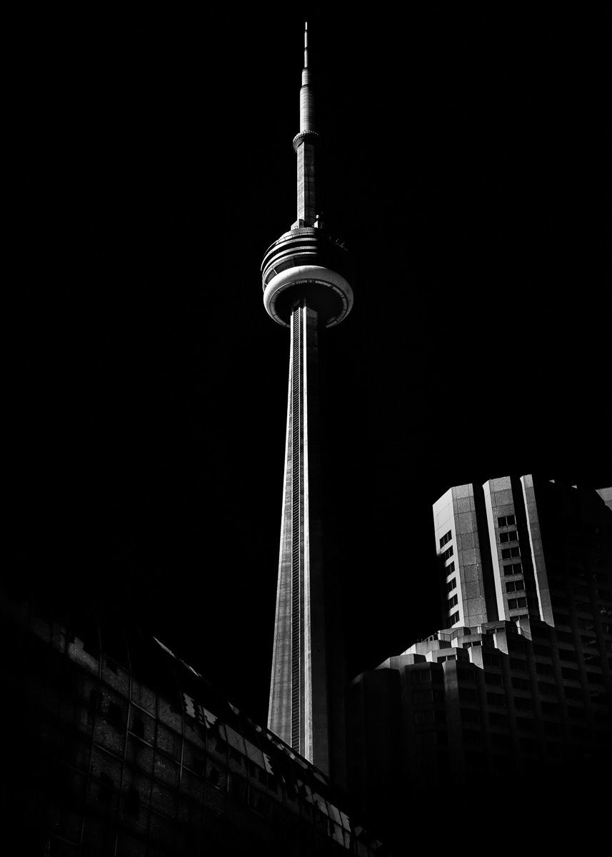 Toronto architecture blackandwhite building city Landmark modern outdoors structure tower
