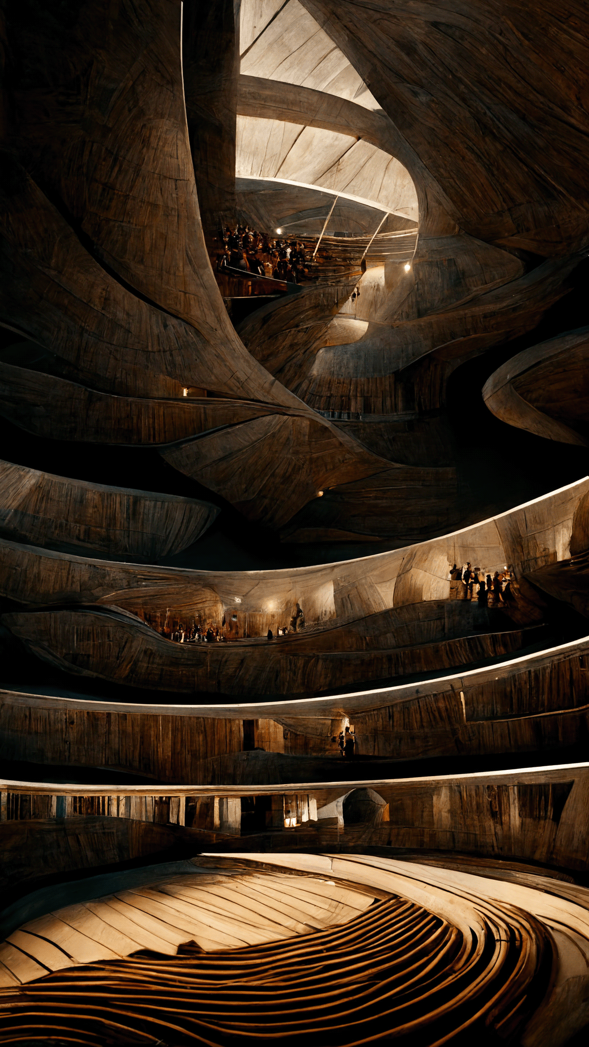 architecture artificial intelligence CGI design Entertainment Interior interior design  midjourney Theatres visualization