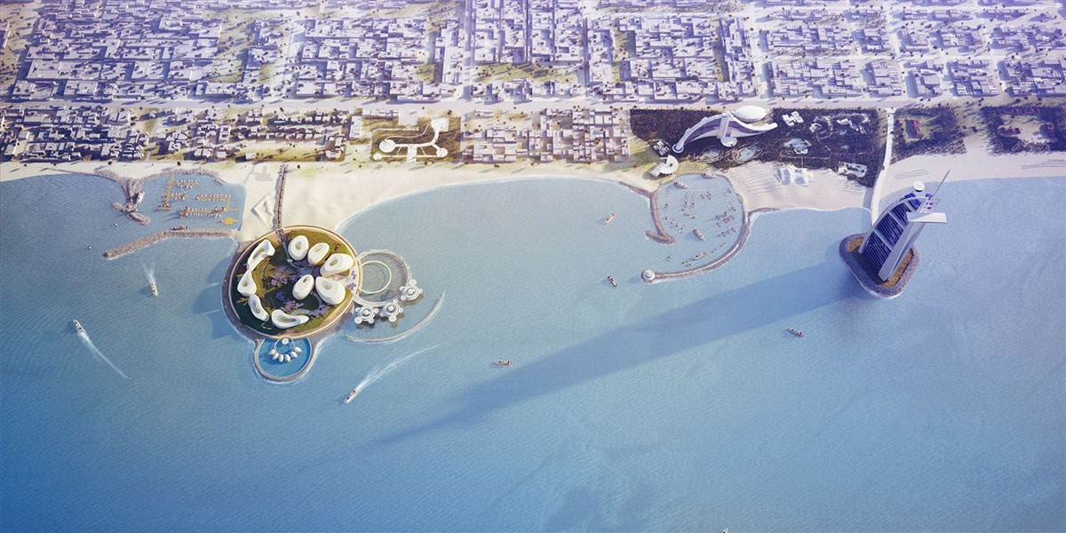 DUBAI BLUE DUBA EXPO architecture motiv