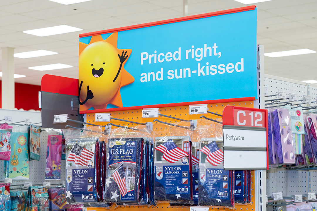 target In-Store Marketing Signage characters ILLUSTRATION  animation 
