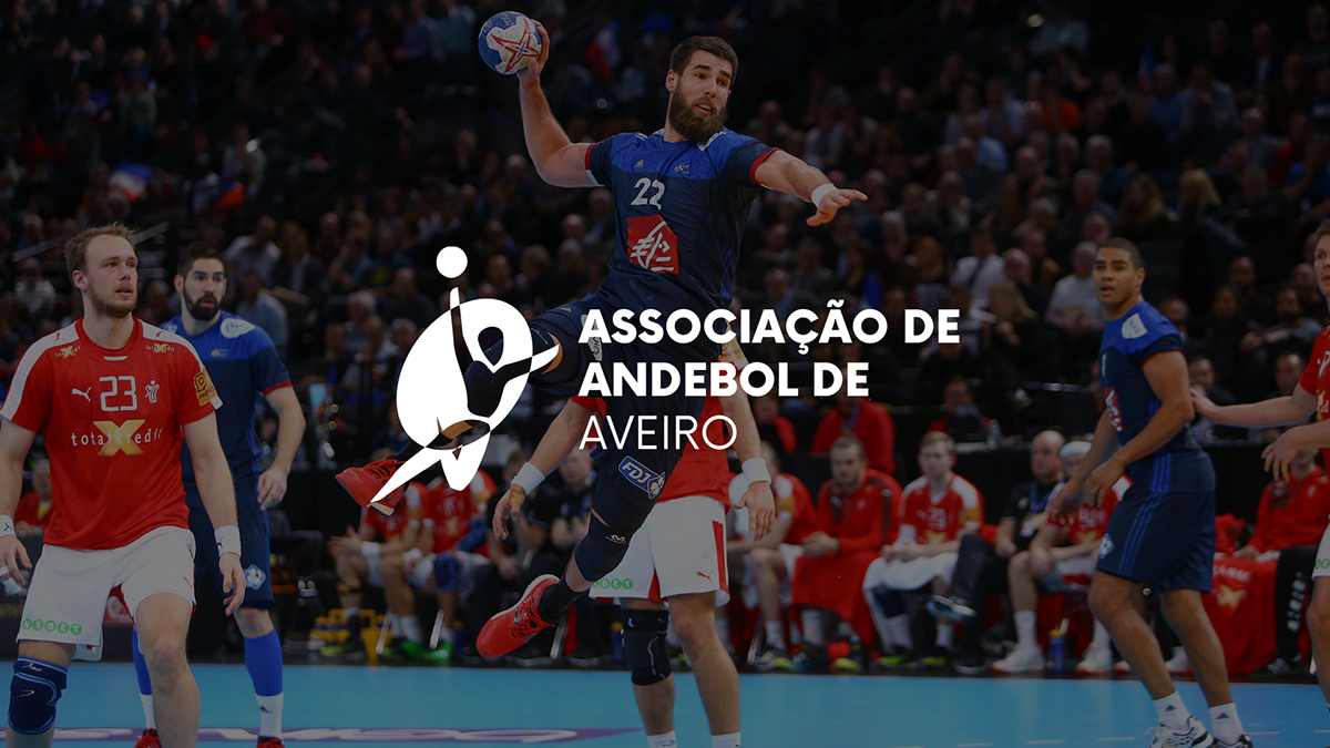 handball Andebol sport Desporto brand branding  logo Logotype gradient Ocean
