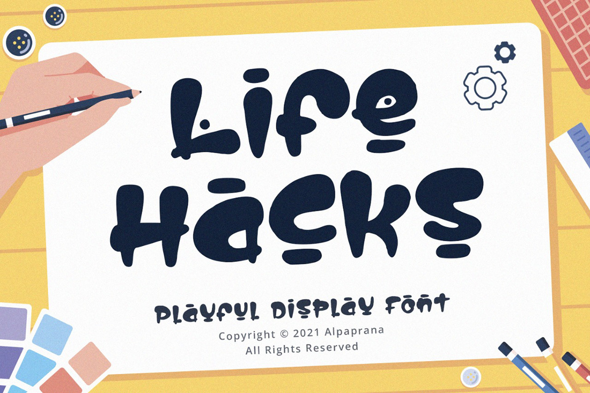 casual Display facetype  font free Logotype modern Playful summer