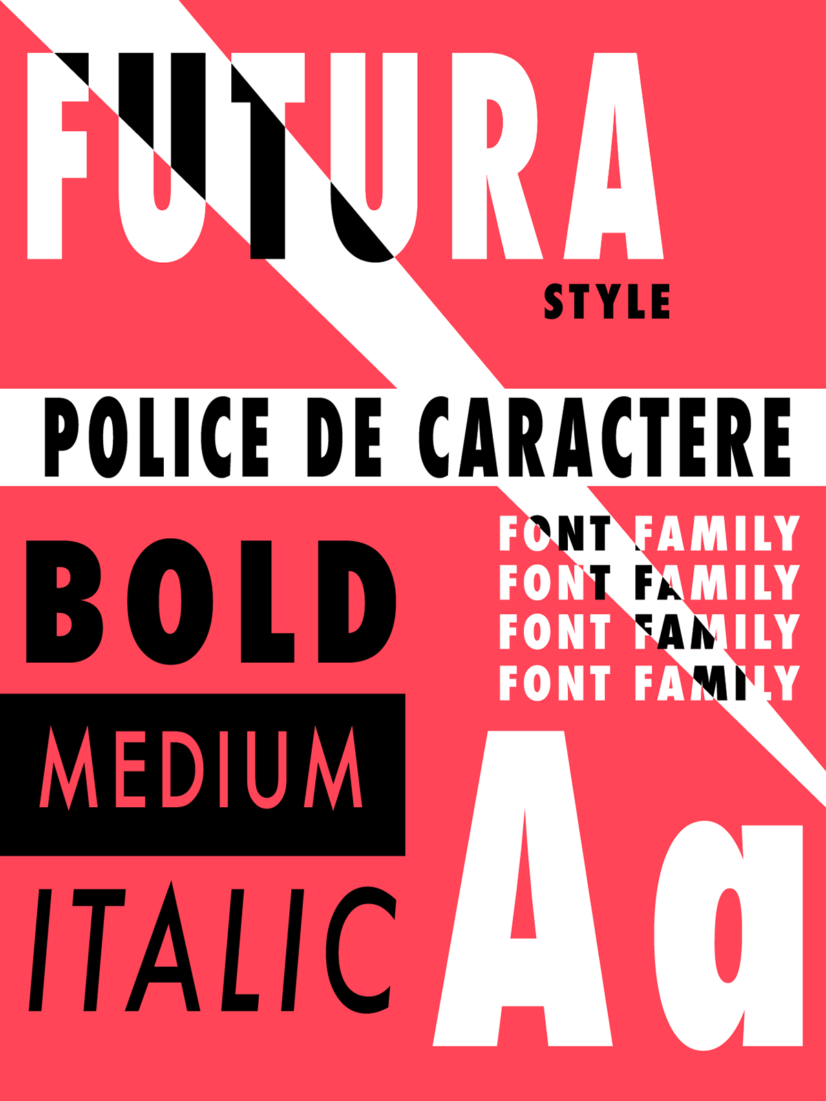 Futura font typography   Graphic Designer poster typography design Futurisme