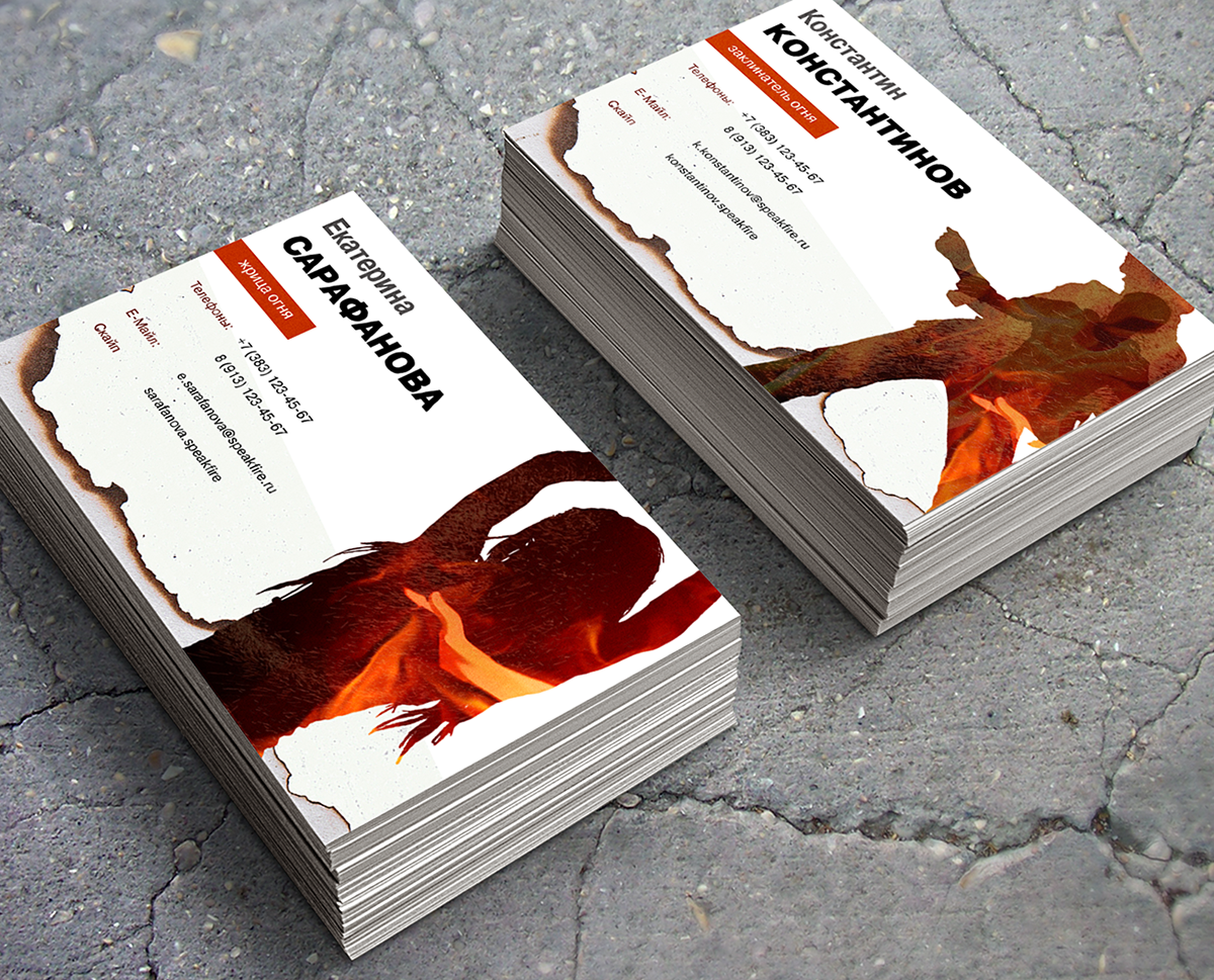 business card identity Booklet