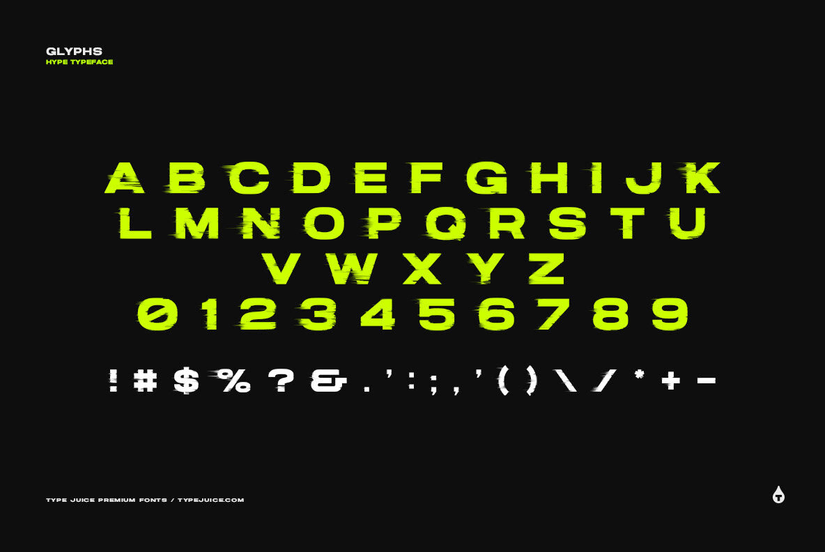 bold Display fonts fresh hype joyride logo type typo