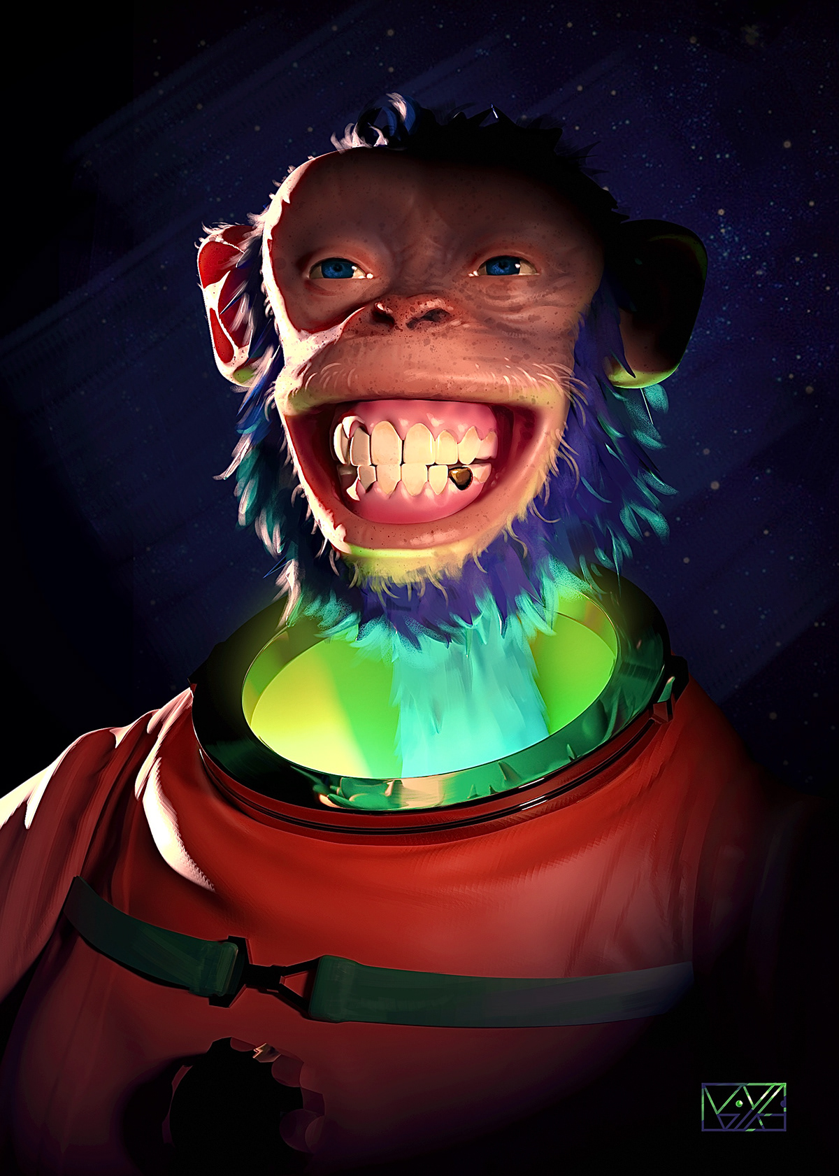 blender Character gameart ILLUSTRATION  monkey