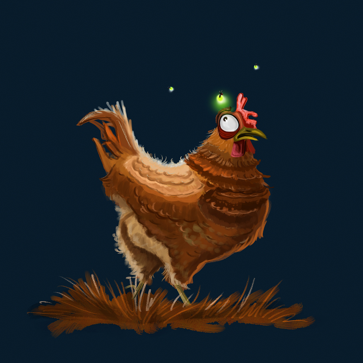 ILLUSTRATION  chicken Character design 