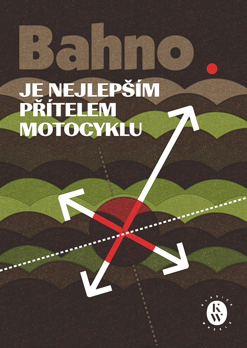 Custom motorbikes vintage posters Retro texture Czech prague misprint grain