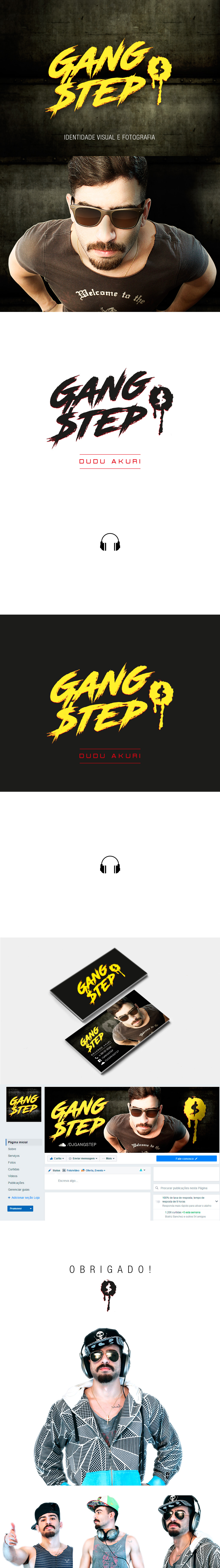 design jvg design JVG GANG STEP gang step dj music producer branding 