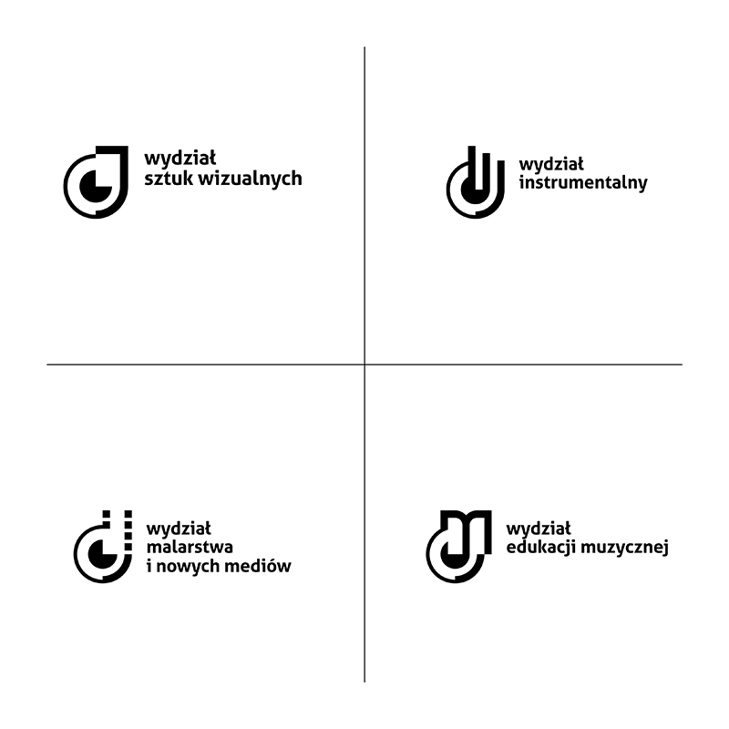 academy of art IN Szczecin akademia sztuki w szczecinie Stettin icons pictograms visual identity company Academy of art