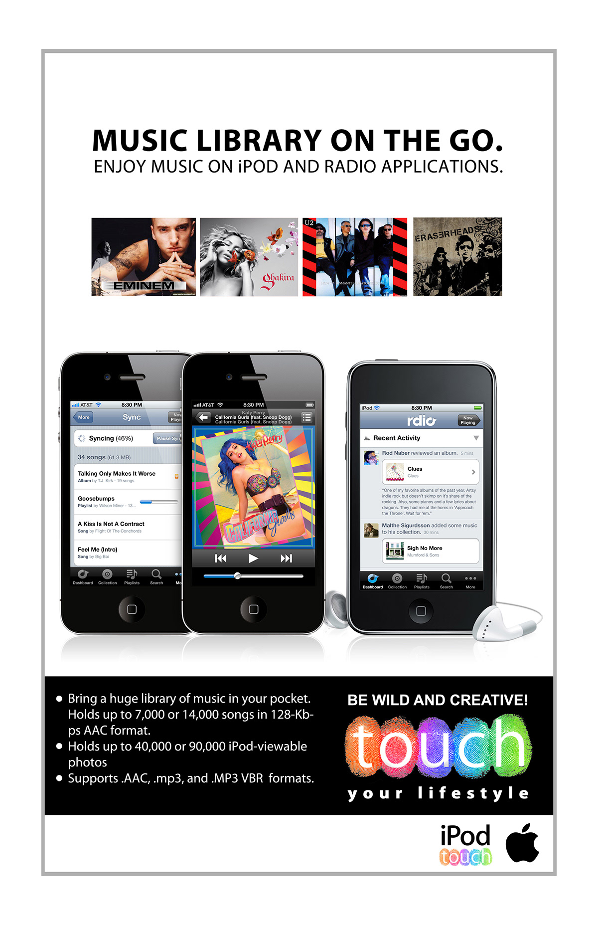 ipod touch print Helvault