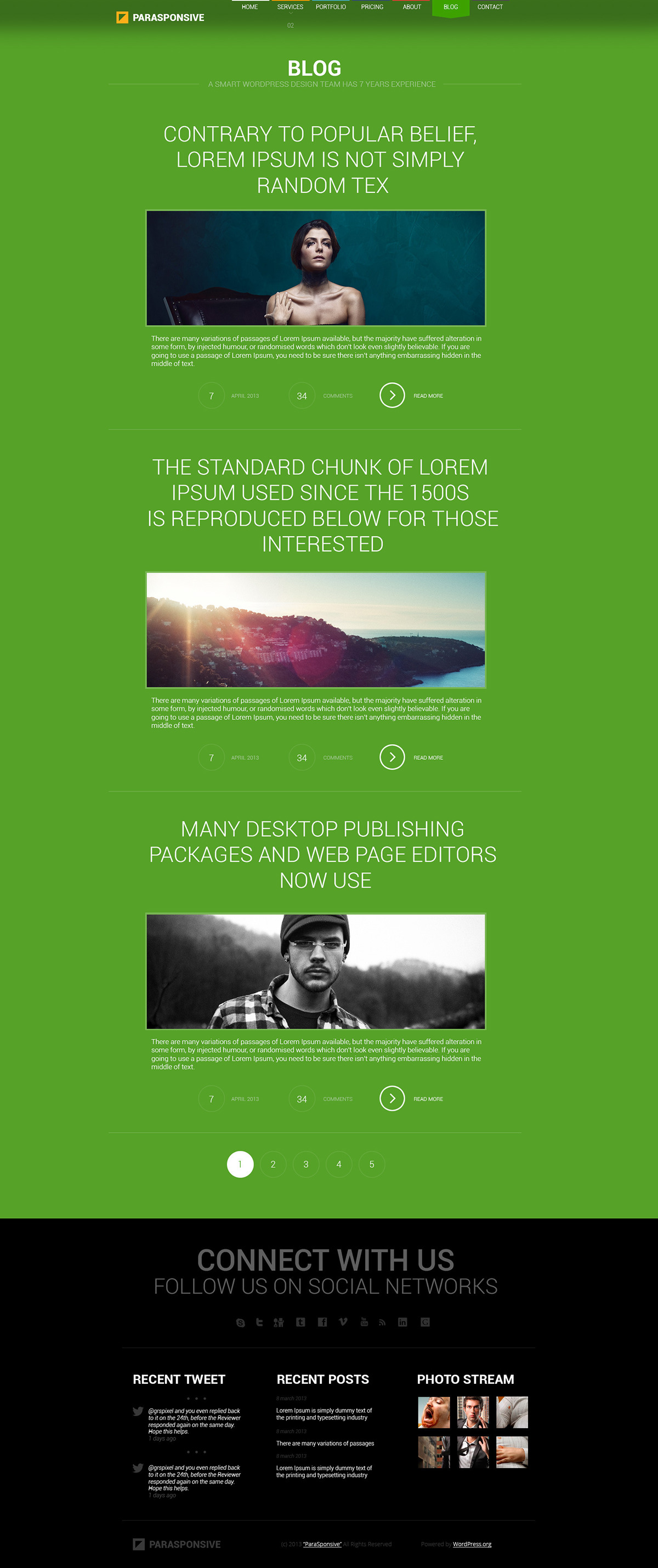 Web site Website Webdesign design template Responsive One Page portfolio html5 creative