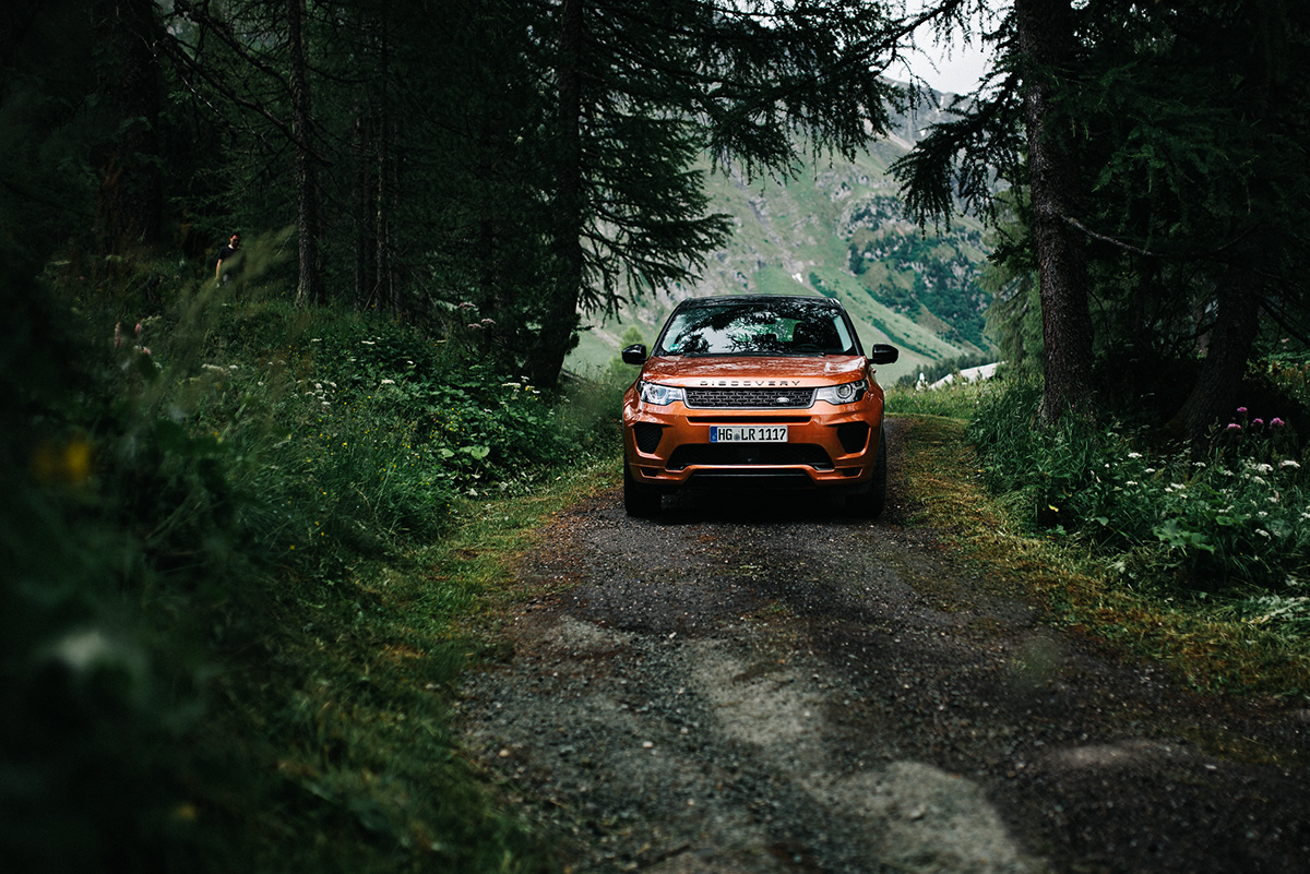 car Landscape car photography steven ritzer swiss alps ad Land Rover jeep