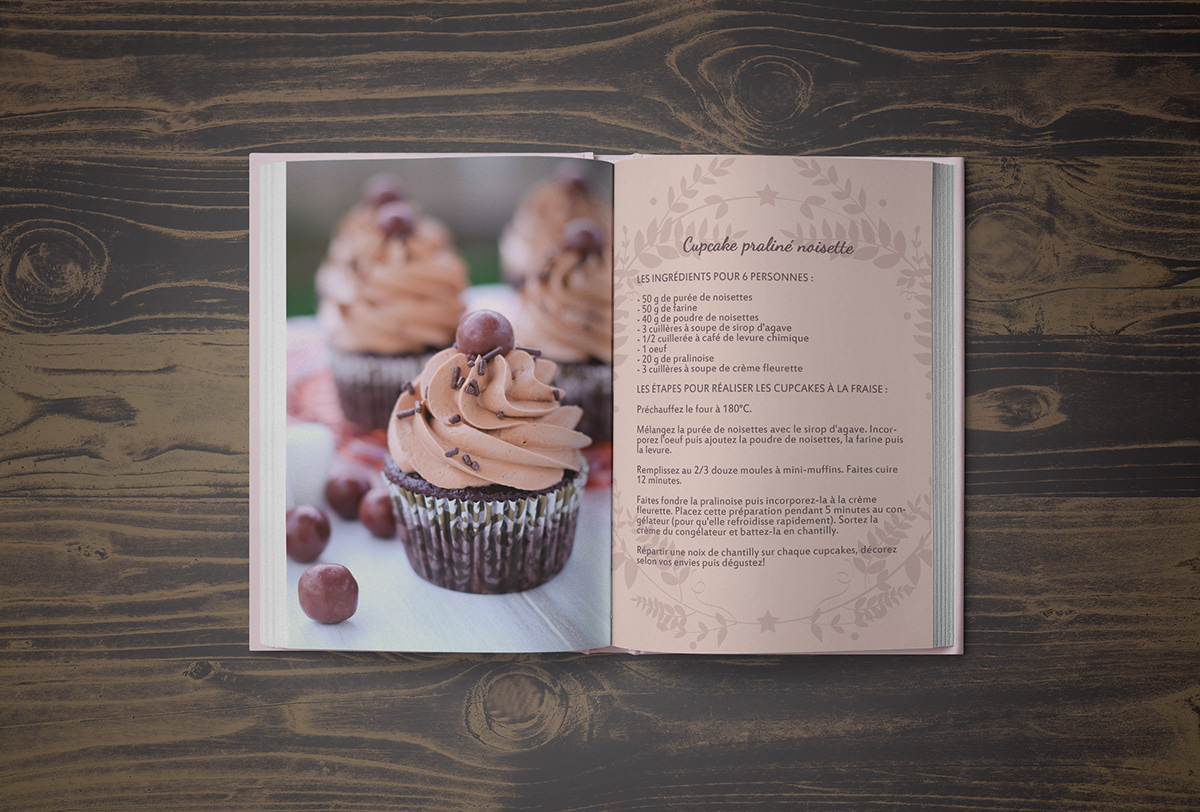 cupcakes couleur pastel book recette gold