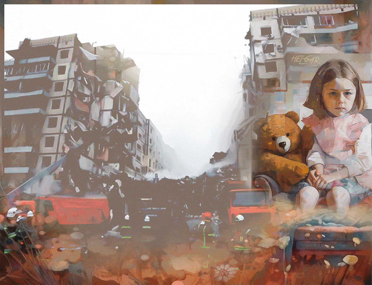 art city Huilo ILLUSTRATION  Kyiv putin Russia ukraine ukraine design War