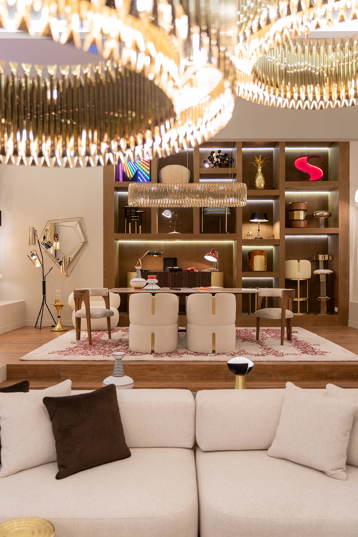 furniture salone del mobile MILANO DESIGN WEEK architecture euroluce lighting living room Midcentury Modern