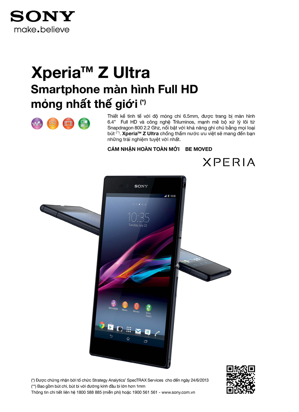 Sony print ads Xperia Z Ultra xperia