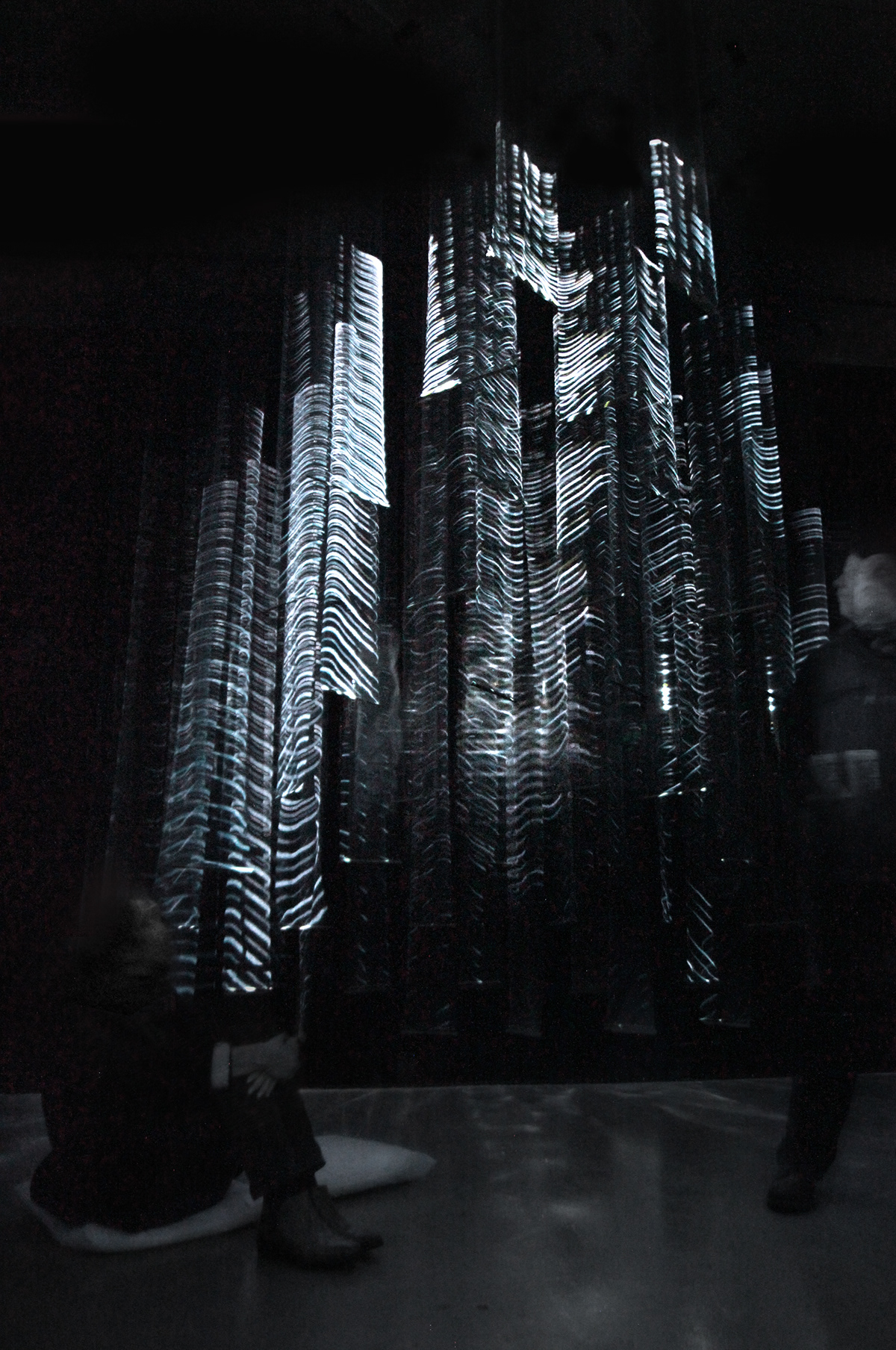 Elyne Legarnisson sound installation design projection synesthesia London light soundscope